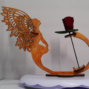 Fairy Rose Holder with Eternal Rose